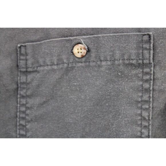 Carhartt Button Down Work Shirt XL Gray Pockets SS-S18 PTL - Picture 5 of 9